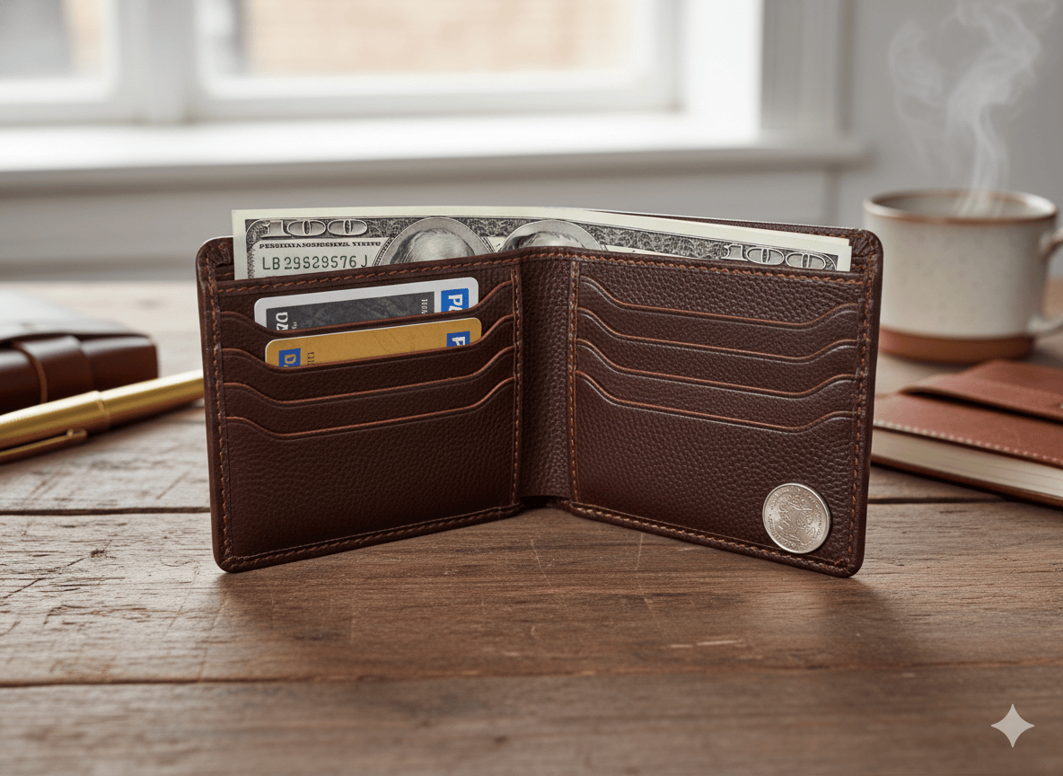 Brown Gents Leather Wallet